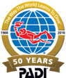 PADI 50th Anniversary Logo