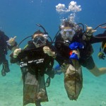 Reef Clean Up at Sairee Cottage 